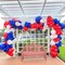 Red White and Blue Balloon Garland 4th of July Arch Kit, Independence Day Balloon Garland Patriotic Decoration for Nautical Party Baseball Party Memorial Day